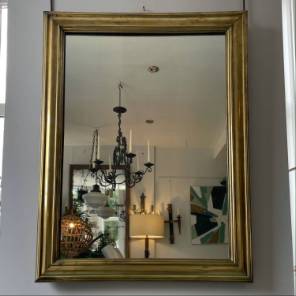 A Harlequin Pair of French Bistro Mirrors